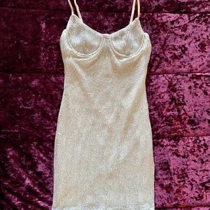 Sequined cocktail dresses (2) size small